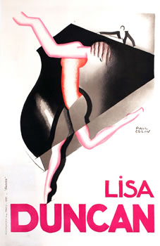 modern dancer and piano; pink, black