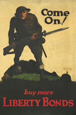 Lone GI stands over dead opponent and invites combat; green, yellow, red